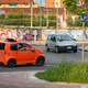 A Renault Twingo and something smaller than a Twingo